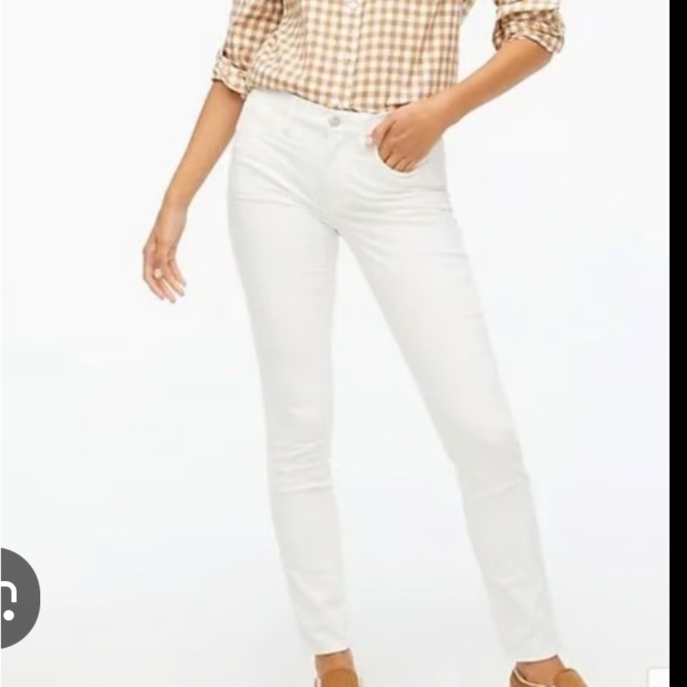 J. Crew Factory Off-White Corduroy Skinny